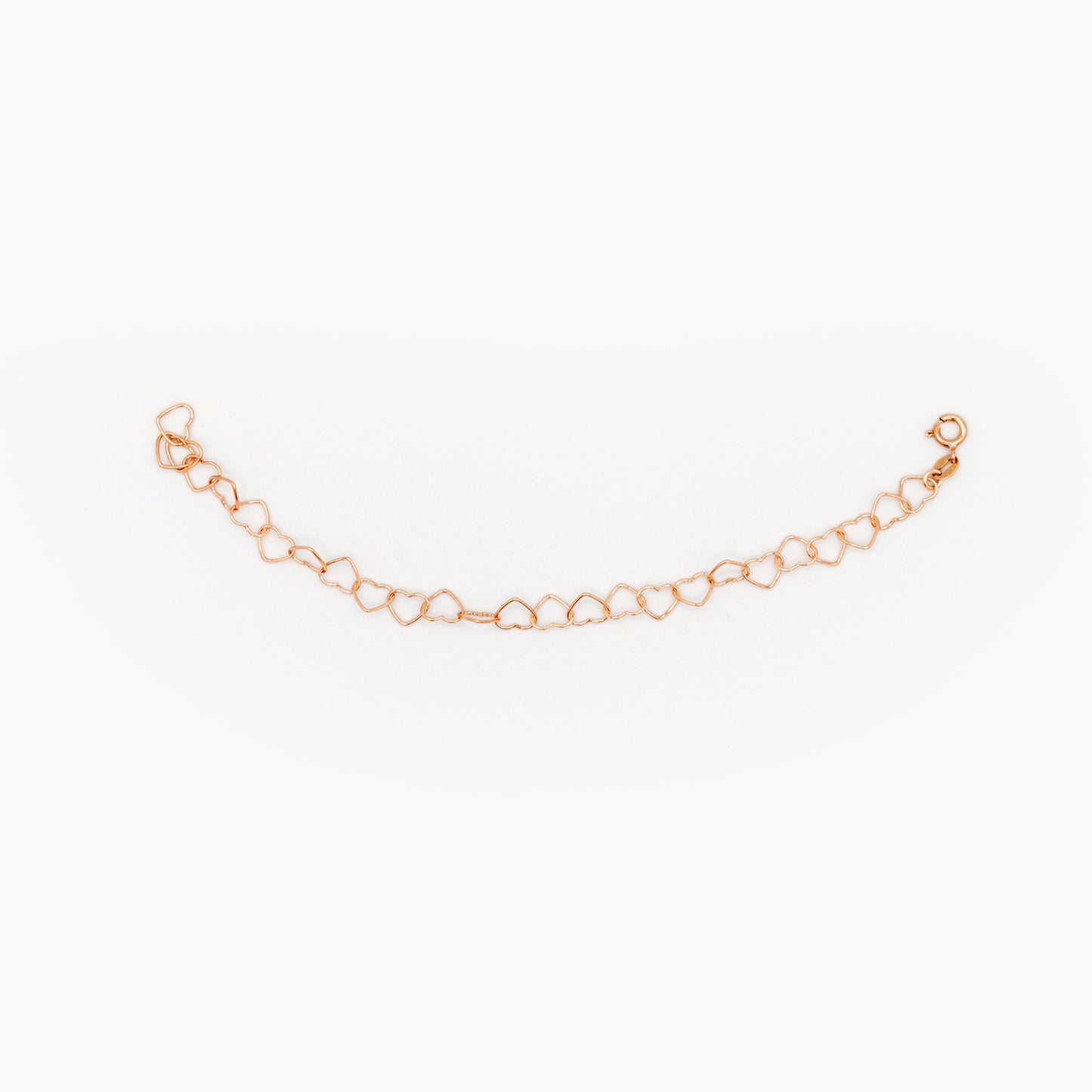 Bracciale Catena di Cuori Or Rose