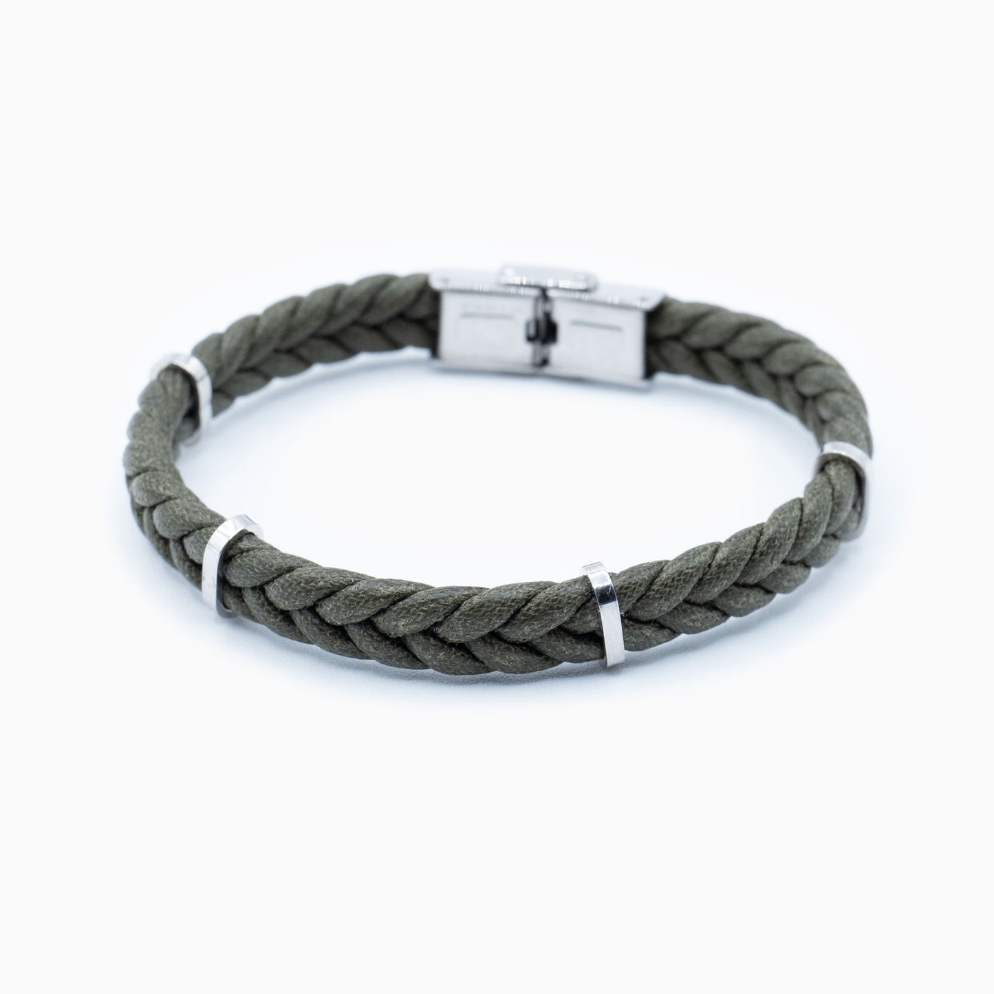 Bracciale Uomo Green Leather