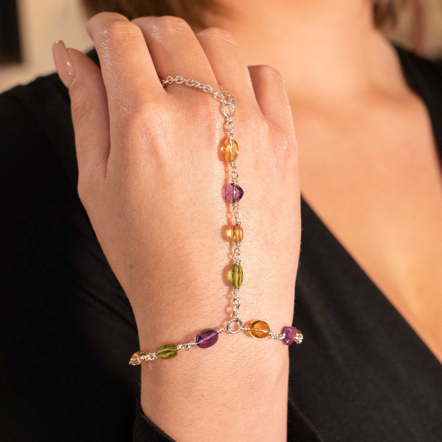 Bracciale Baciamano Alta Oreficeria "Color Full" Fiorucci