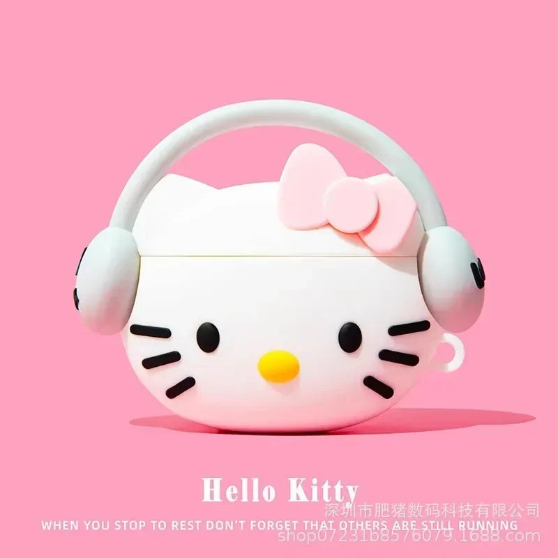 Gommini per airpods Sanrio. Personaggi Kawaii Hello Kitty, My Melody, per modello Apple Wireless Bluetooth Earphone 1 2 3 pro Case, disponibili in 4 varianti.