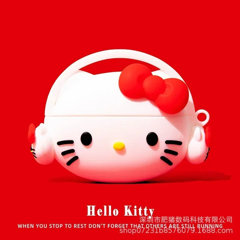 Gommini per airpods Sanrio. Personaggi Kawaii Hello Kitty, My Melody, per modello Apple Wireless Bluetooth Earphone 1 2 3 pro Case, disponibili in 4 varianti.