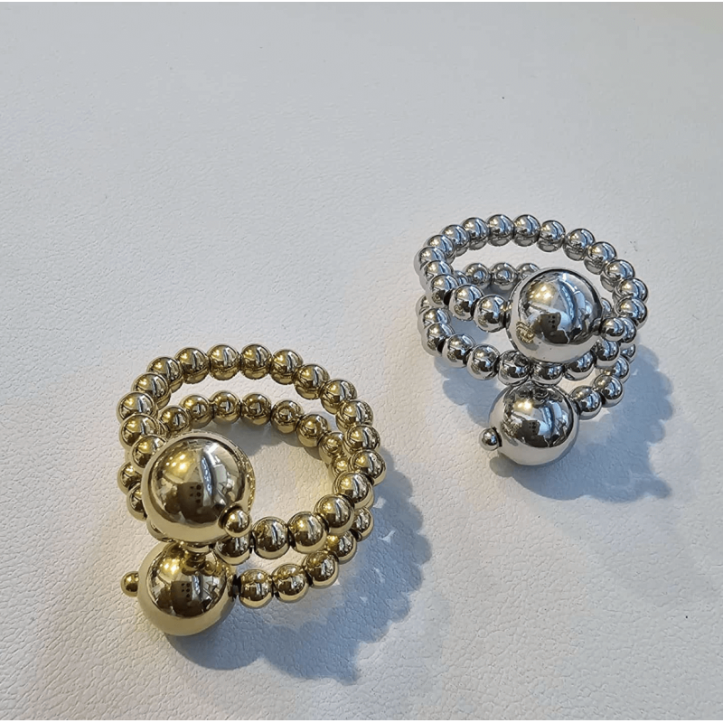 Anello Acciaio Sfere