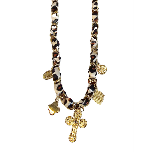 Collana Sacra Acciaio coda Maculata